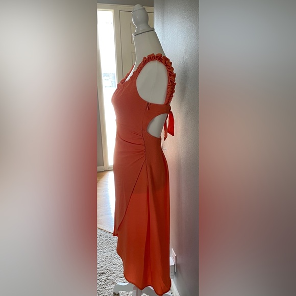 Summer Dress Open Back, color grapefruit, from a boutique NWT - Picture 4 of 12